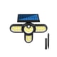 thumbnail image 1 of Toystoory Luces con sensor solar, luz universal ajustable montada en la pared, resistente al agua, lámpara de jardín de varios cabezales, lámparas de Iluminación y accesorios 4 cabezas/175COB Toystoory HA073638-03, 1 of 6