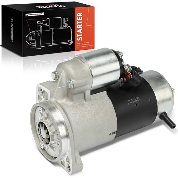 A-Premium Starter Motor Compatible with Nissan Pathfinder 1990-1995, D21 1990-1994, Pickup 1995, 3.0L, 12V 1.4KW 9-Teeth Clockwise, Replace# S114-528A, 23300-88G00