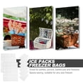 thumbnail image 4 of OULII 120pcs Freezer Packs Transparent PE Food Preservation for General Users Barbecues and Camping, 4 of 8