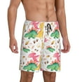 thumbnail image 2 of Fotbe Cute Baby Dinosaurs Pantalones Cortos de Pijama para Hombre, Ropa de Dormir, Pantalones de Pijama Cortos para Hombre-X-Large, 2 of 6