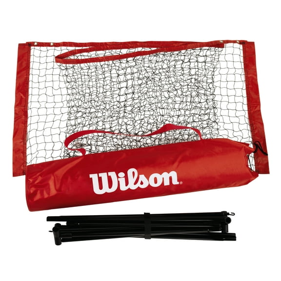 Wilson Tennis Nets, Red, 18ft