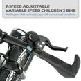 thumbnail image 5 of 20" Mountain Bike for Kids 7-12, SHINPT Kids Bicycle with LED Light, Toddler Girls and Boys Bike with 7-Speed Gears, Boys 20 inch Bike with Shock Absorber Front Fork, Bike Ages 7-12, Pink, Silver, 5 of 6
