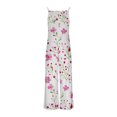 thumbnail image 4 of Nmnitkp Women's Summer Casual Overalls Loose Wide Leg Jumpsuits Boho Floral Printed Baggy Rompers with Pockets, 4 of 5