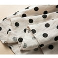 thumbnail image 5 of PuLe Summer Short Sleeve Dress Summer Dresses for Women Polka Dots Puff Sleeve Drawstring Waist Ruffle Hem Ankle Length Casual Women Beach, 5 of 9