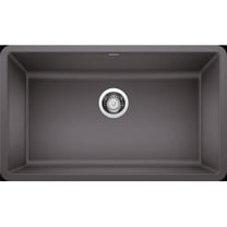 BLANCO PRECIS Cinder SILGRANIT 30in Rectangle Single Bowl Sink