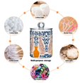 thumbnail image 6 of Yayeee 2 Pack Qtip Holder Bathroom Cotton Swab Canister with Lid Clear Dispenser Set, Leopards Leaves, 6 of 6