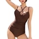 thumbnail image 1 of Traje de baño de una pieza con pliegues y control de barriga para mujer Zhivalor BST3004684-3, 1 of 8