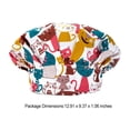 thumbnail image 5 of ruzhgo Operating Hats Nurses Long-time Service Gourd-shaped Pure Color Button Professional Assorted Colors Multifunctional Working Caps Hallowmas Yellow PP-38, 5 of 5