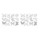 thumbnail image 2 of Cateissary Pegatinas de pájaros para ventana, película electrostática extraíble, calcomanías de vidrio de vinilo autoadhesivas, buen diseño mate, MariposasA1A2 2piezas Cateissary CBP353380, 2 of 6