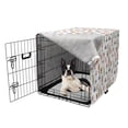 thumbnail image 5 of Sea Life Dog Crate Cover, Colorful Various Sea Creatures and Plants Doodle Drawings Underwater Elements, Easy to Use Pet Kennel Cover Small Dogs Puppies Kittens, 7 Sizes, Multicolor, by Ambesonne, 5 of 6