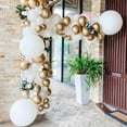 thumbnail image 5 of MMTX White and Gold Balloon Garland Arch Kit, White Gold Balloon Decoration, DIY Balloon Arch Garland for Wedding Birthday Baby Shower Hen Party Anniversary Decorations Valentine's Day, 5 of 11