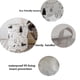 thumbnail image 5 of Cesto de ropa sucia con asas - Cesta de lona plegable para almacenamiento, 5 of 5