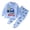 0-Blue2793, variant on WOYY Girls Loungewear Set Cartoon Soft Long Sleeve Top Pants Sleepwear Kids 2Pcs Set, Sizes 1-9