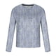 thumbnail image 4 of Blusas y camisas de manga larga con cuello redondo para hombre, blusa informal de moda con estampado de cuello redondo y manga larga, blusa estampada para hombre, blusa de poliéster, 4 of 4