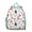 Greenish-blue-51, variant on Student Backpack – Cute Brown Cartoon Print With Winter Forest Hunting Wild Pattern