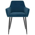 thumbnail image 4 of vidaXL Dining Chairs Upholstered Chair with Metal Legs for Living Room Velvet, 4 of 74