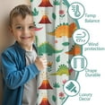 thumbnail image 3 of Blackout Kids Curtains,Dinosaur and Volcano Pattern Childrens Insulated Curtains Set Of 2,Bedroom Essentials,Toddler Room Decor 42"x84", 3 of 5