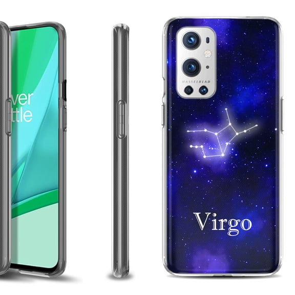 Slim-Fit Flexible TPU Gel Phone Case Compatible with OnePlus 9 PRO 5G, by OneToughShield ® - Zodiac / Virgo