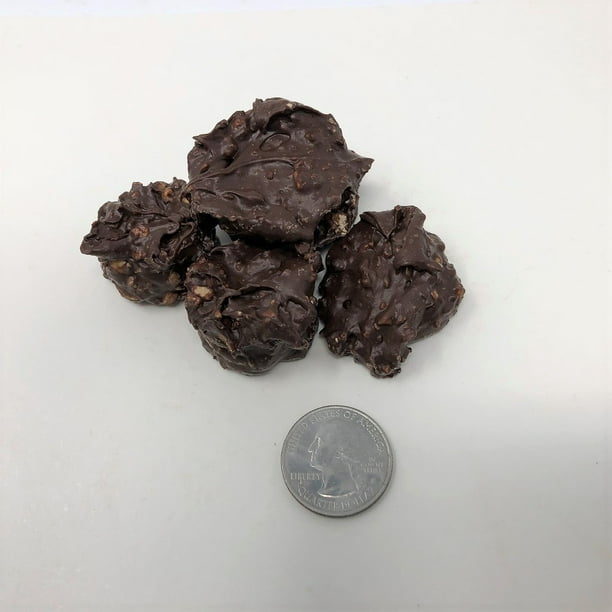 Gourmet Sugar Free Peanut Clusters Dark Chocolate 1 pound - Walmart.com