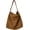10 pieces（Light Brown）, variant on Large Suede Shoulder Bag for Women Vegan Leather Tote Bags Suede Purse Fall Retro Slouchy Hobo Handbag