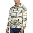 thumbnail image 2 of Bingfone Rice Harvest Men'S Drawstring Hoodie Long Sleeve Pocket Sweatshirts-Small, 2 of 9