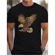 thumbnail image 1 of Freedom Eagle Pure Cotton Men's T-shirt Comfort Fit Tee For Adult, Men, Women, Teen, Teenager, Adolescent,Youth, 1 of 6