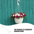 thumbnail image 4 of Shisuyan 10pcs Flower Pot Hanger Hooks Wall Mounted Plant Brackets For Use For Decorating Balcony And Dining Table, 4 of 9