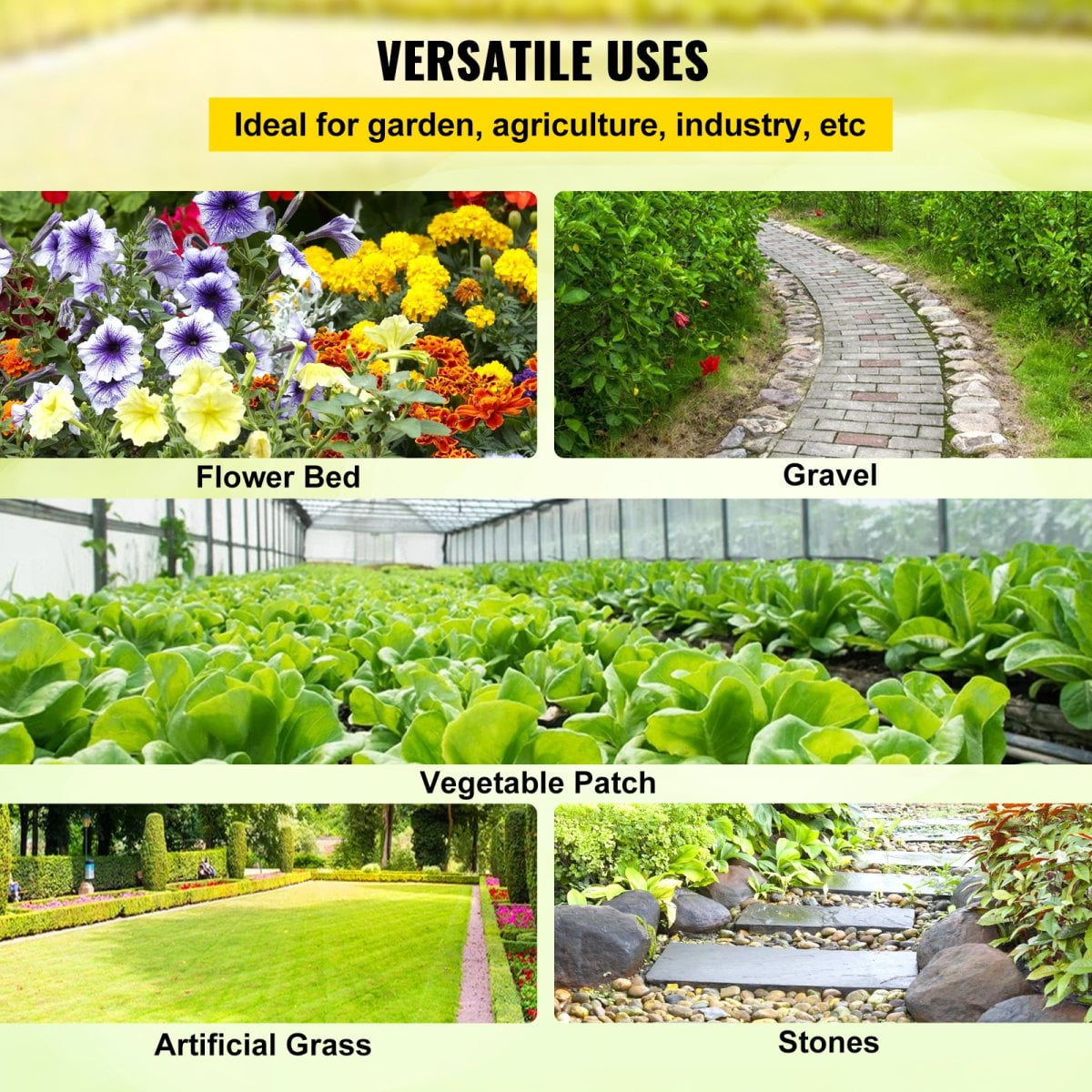 Weed Barrier 5.8oz Landscape Fabric 4ft  300ft Heavy Duty Woven Geotextile for Garden Patio Natural