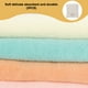 thumbnail image 4 of 3 toallas pequeñas absorbentes gruesas para lavarse la cara, toallas de dibujos animados de encaje para el hogar 25 * 50 cm, 4 of 5