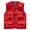 Red, variant on Men's Fishing Vest Zipper V Neck Lightweight Utility Multi Pockets Breathable Outdoor Work Safari Hiking Cargo Vest Jacket