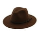 thumbnail image 1 of ¡Rebaja! Sombrero ancho vintage Fdelink para hombre y mujer con hebilla ajustable, estilo Outbacks, color café., 1 of 1