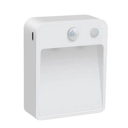 

BESTONZON 2pcs Infrared Sensing Night Lights USB Charging Sensor Light for Stairway Corridor No Battery