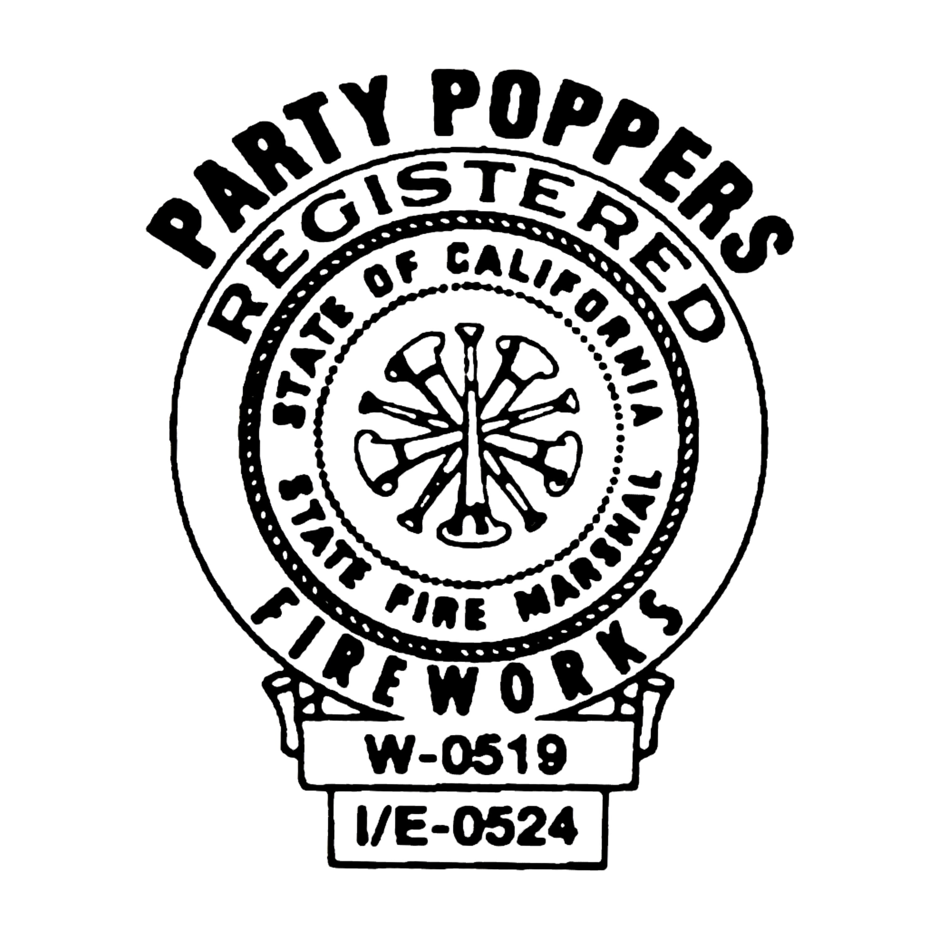 Party Poppers, 10 Pieces, by Way To Celebrate