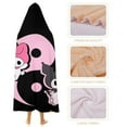 thumbnail image 4 of Kuromi Wearable Blankets Hooded Soft Hoodie Blanket Winter Warm Throw Blankets Cape 40"x50", 4 of 8