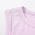 thumbnail image 4 of XYIJANI Clearance Baby Onesies 0-3 Months Infant Girls Solid Color Sleeveless Triangle Crawling Romper Newborn Clothes 3-6 Month Boy Clothes (Purple,3M), 4 of 5
