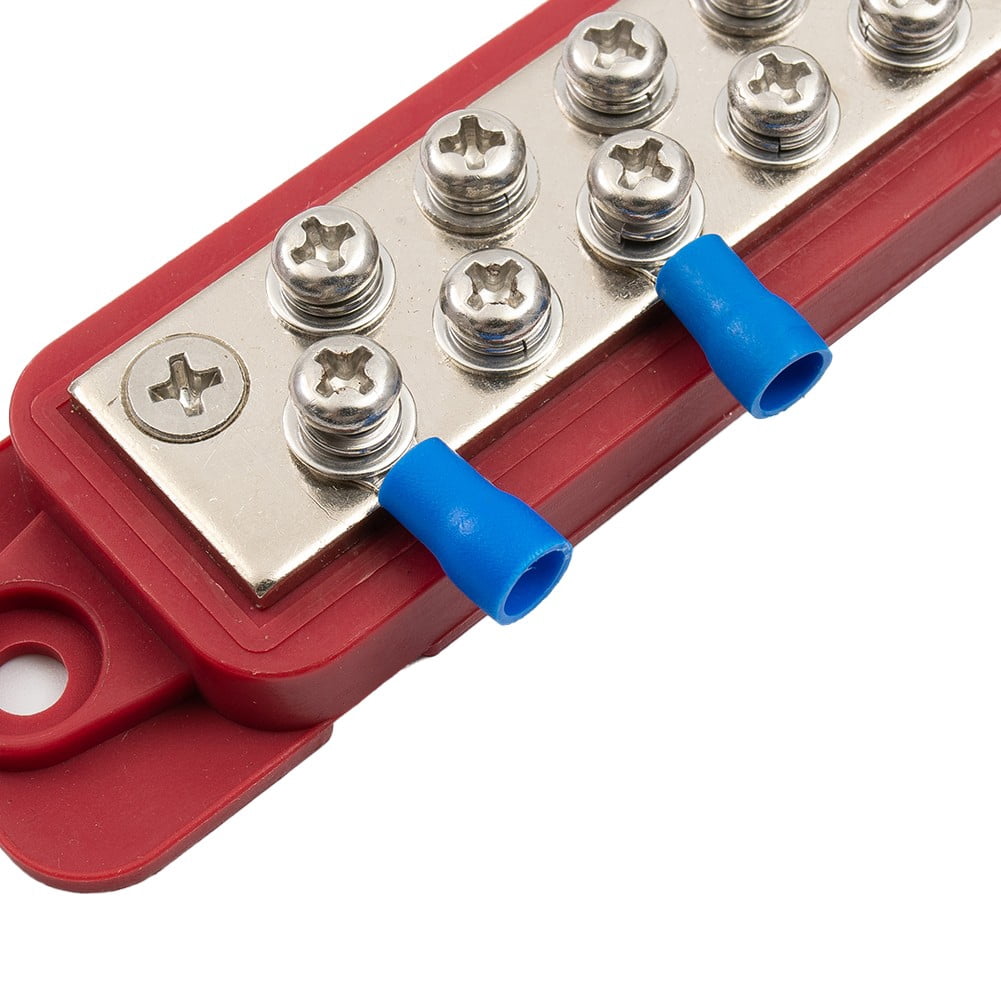 12 Way Bus Bar Power Distribution 12V 150A Rated Terminal Block for Auto Marine