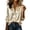 Khaki(Womens Tops), variant on Women's Satin Striped Collared Button Down Shirts Long Sleeve Silk Feel Blouse for Work & Evening Out