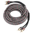 thumbnail image 4 of Adaptador De Cable De Subwoofer Amplificador De Cable De Señal Rca De Audio Estéreo Para El Hogar Del Coche De 4,8 M Serendint VI002654-00, 4 of 6