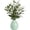 Turquoise A16, variant on 14-Inch UV Resistant Artificial Olive Tree, Faux Olive Plant with Olive Stems for Vase, Olive Branches for Indoor Outdoor Home Decor (White Ceramic Vase)