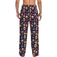 thumbnail image 3 of Picia Cute Animal Mens Soft Woven Cotton Elastic Waistband Sleep Pajama Pant Lounge Sleep Pant With Pockets And Drawstring-Large, 3 of 9
