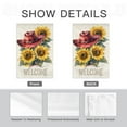 thumbnail image 4 of Welcome Cowgirl Sunflower Garden Flags 12×18 Inch Double Sided Decorative Yard Banner Seasonal Flag for Outdoor Outside Decor, 4 of 6