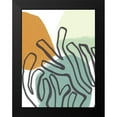 thumbnail image 2 of Vess, June Erica 15x18 Black Modern Framed Museum Art Print Titled - Midcentury Modern Coral I, 2 of 5