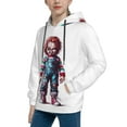 thumbnail image 2 of Saiise Unisex Kids Chucky Ai Sweatshirt Boys Girls Hooded Kangaroo Pocket Pullover Hoodies-X-Large, 2 of 7