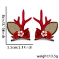 thumbnail image 2 of Christmas Hair Clip under $5! YannianjzChildren's Christmas Reindeer Hair Clip, Cute Antler Hair Accessory for Holiday Party, Festive Hairpin for Xmas Photo Shoot, Fun Christmas Gift for Girls, 2 of 2