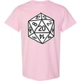 thumbnail image 3 of Inktastic 20 Sided White Dice T-Shirt, 3 of 5