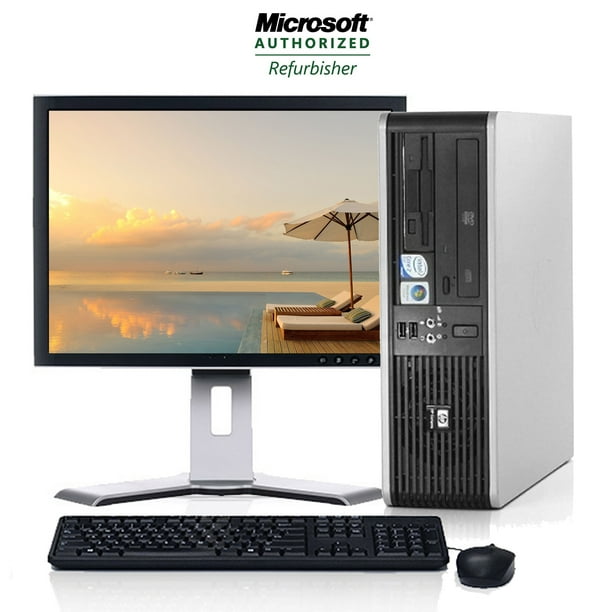 HP Desktop PC Bundle Windows 10 Intel 2.13GHz Core 2 Duo Processor 4GB