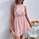 thumbnail image 2 of Vestido de verano informal con volantes, vestido corto de gasa para mujer Vestido de verano informal con volantes, vestido corto de gasa para mujer Diseñado para el futuro, 2 of 6