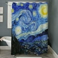 thumbnail image 3 of CafePress - Van Gogh Starry Night - Unique Fabric Shower Curtain 70" x 72", 3 of 3