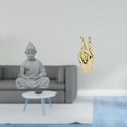 thumbnail image 2 of Estatua de mono,Estatua de Buda Mono para Interiores y Exteriores Budista,Figuras en miniatura meditando para decorar el jardín de casa.,Escultura de estatua,Estatuas y figuras con gestos de, 2 of 8