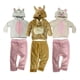 thumbnail image 1 of Kit 3 Conjuntos con Gorro Bordado Kiss Unicornio, Canguro, Osita Baby Kisses  KitB335, 1 of 5